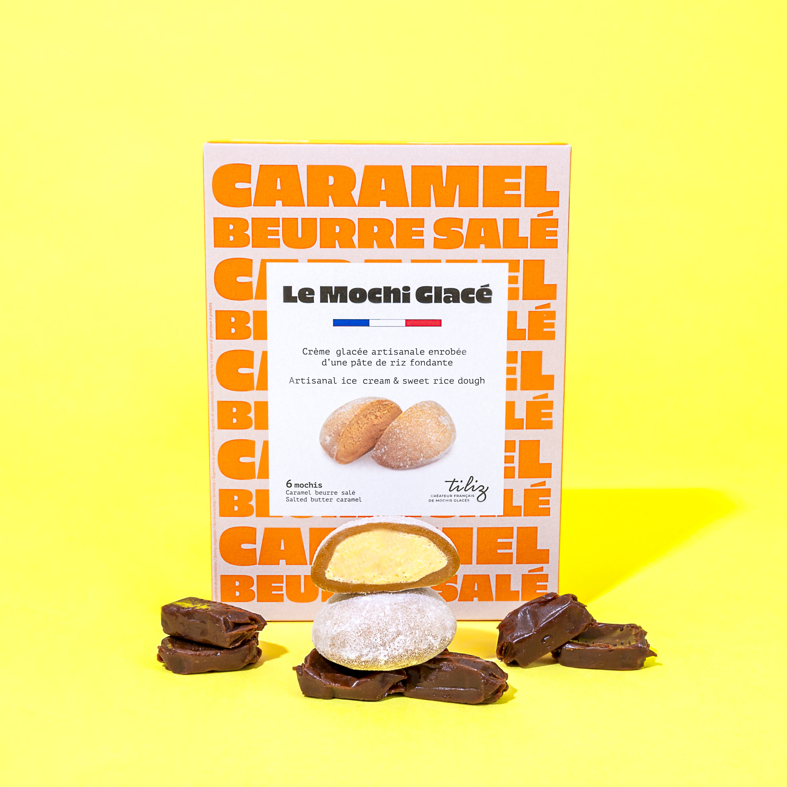 Le mochi glacé caramel beurre salé