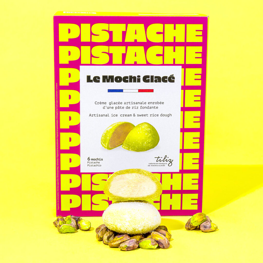 Le mochi glacé pistache